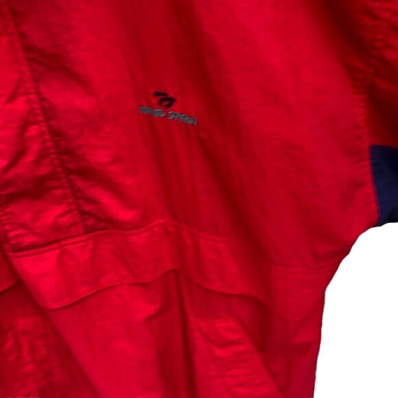 Gear for Sports Wind Spirit Sailing Windbreaker Jacket Size L Half Zip Red Flaw - Picture 5 of 11